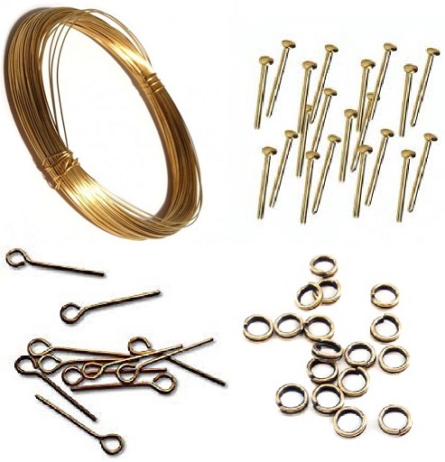 Anillas, clavos, y mas accesorio de latón